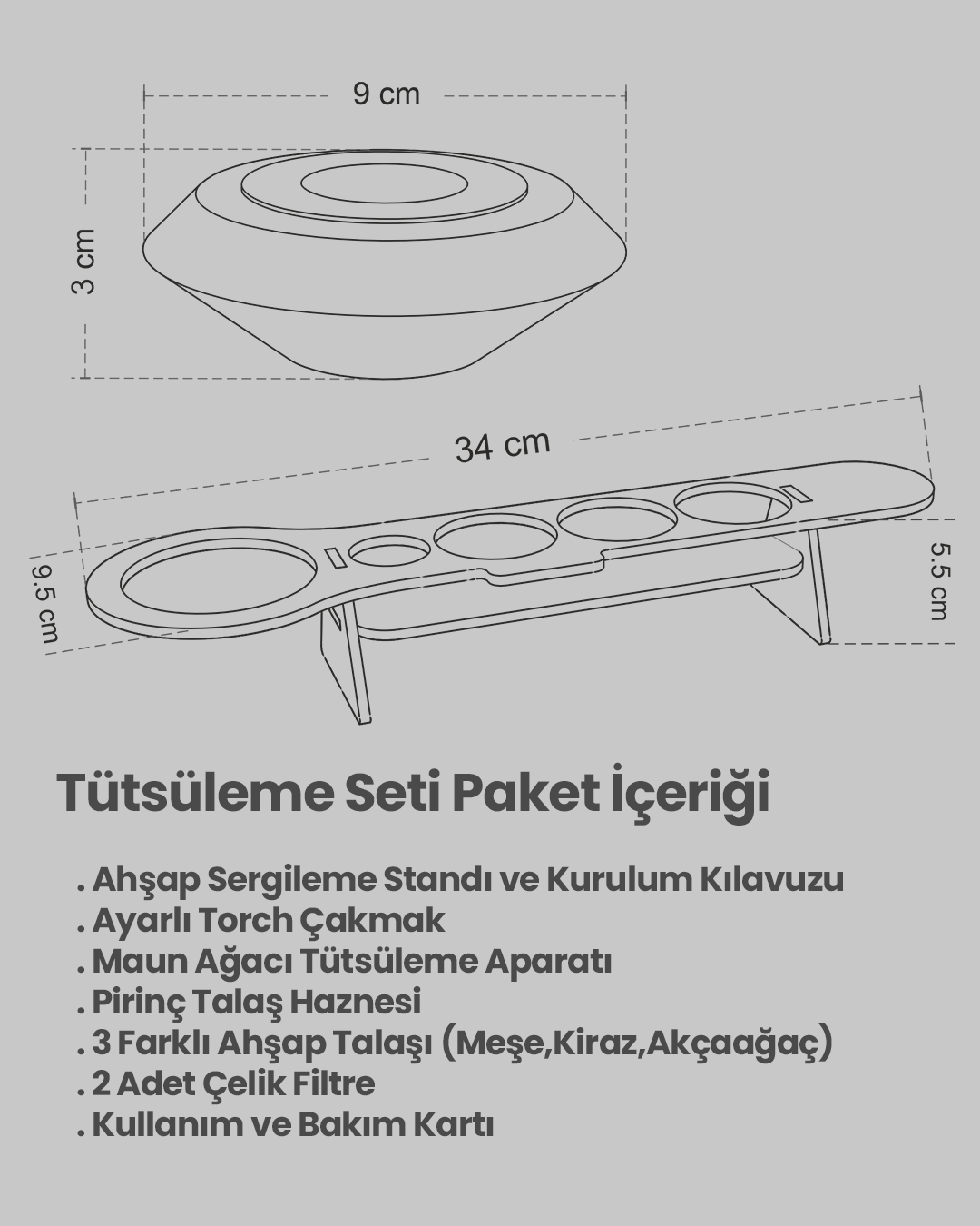 Unchained Workshop Viski Tütsüleme Seti ve Sergileme Standı