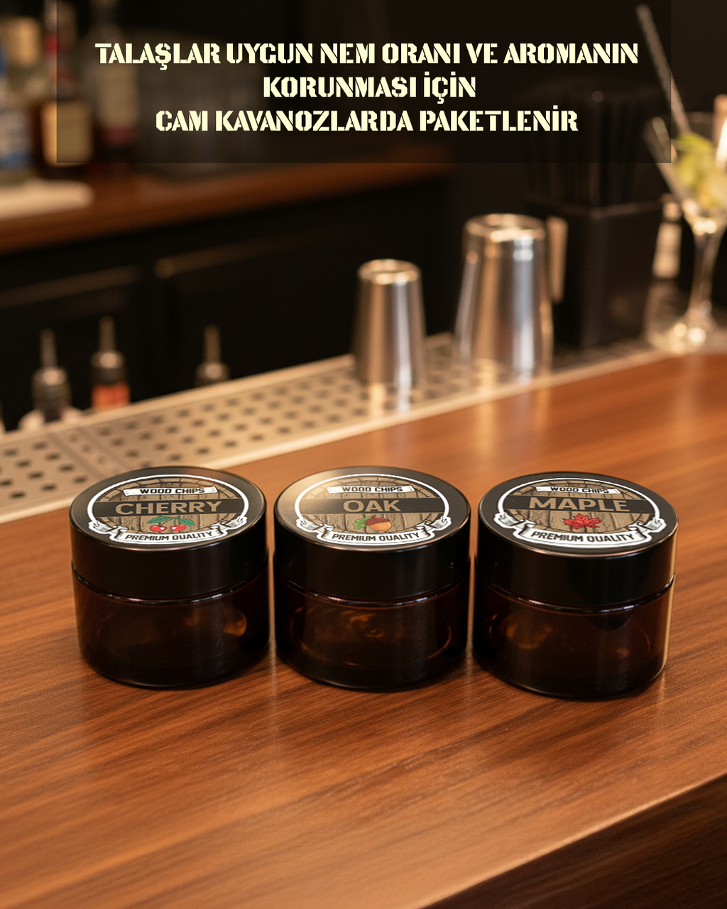 Viski Tütsüleme Yedek Talaş Seti