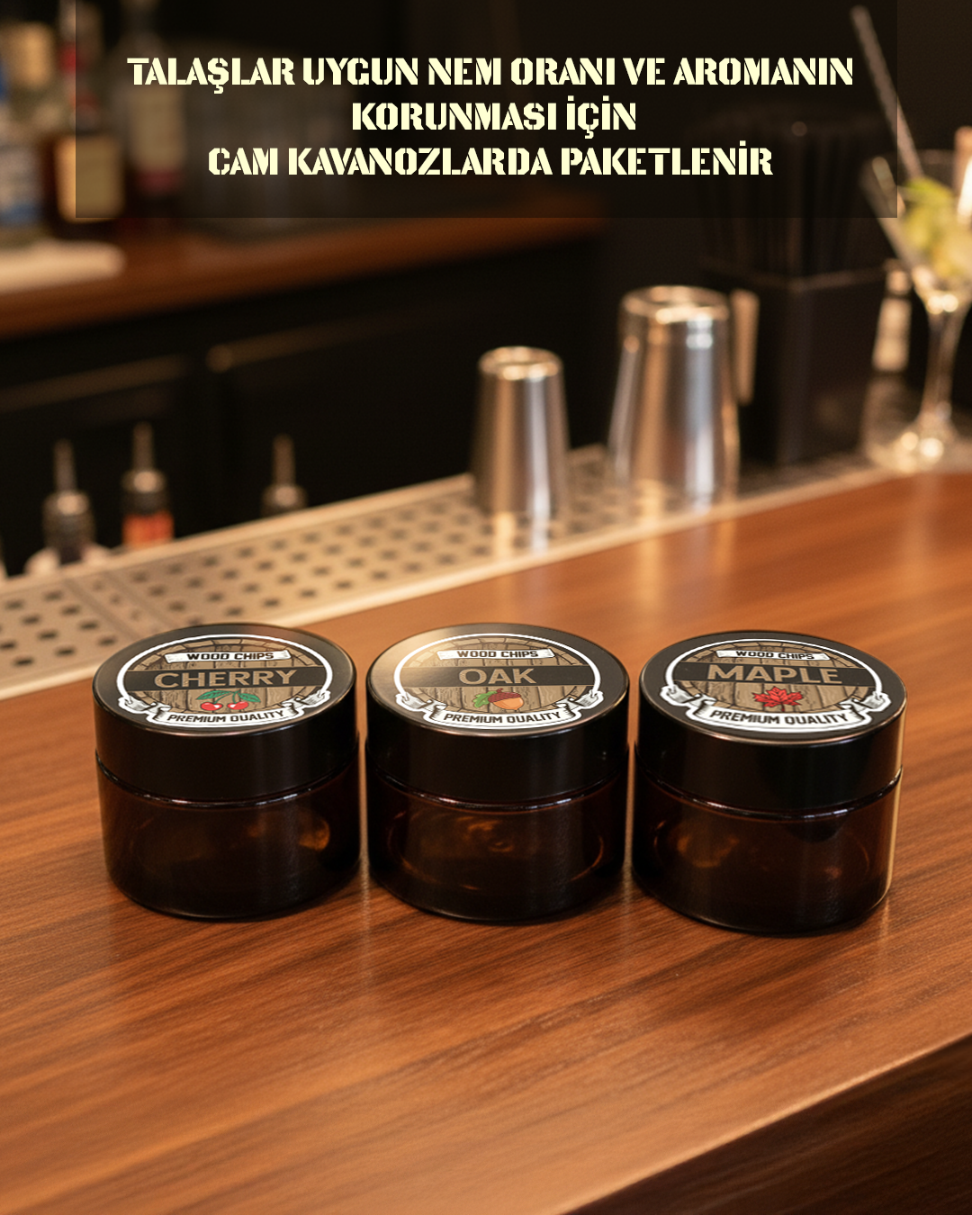 Viski Tütsüleme Yedek Talaş Seti